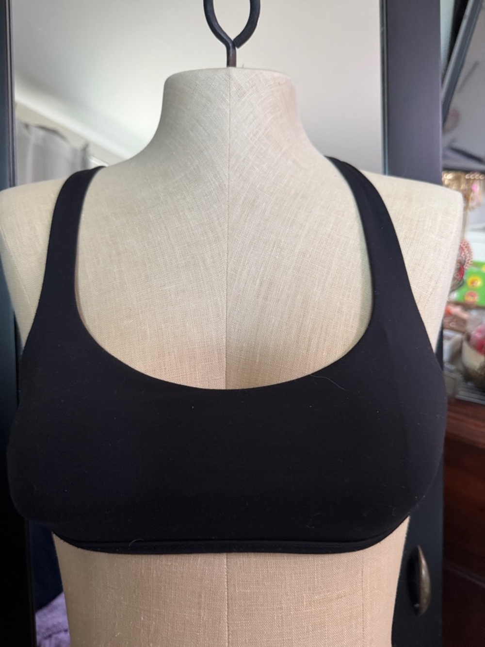 Lululemon Black Seamless Scoop Neck Bralette